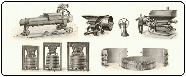 Catalogue Pressoirs & Instruments vinicoles / cidricoles et agricoles – SARL “Pressoirs Mabille” de 1935